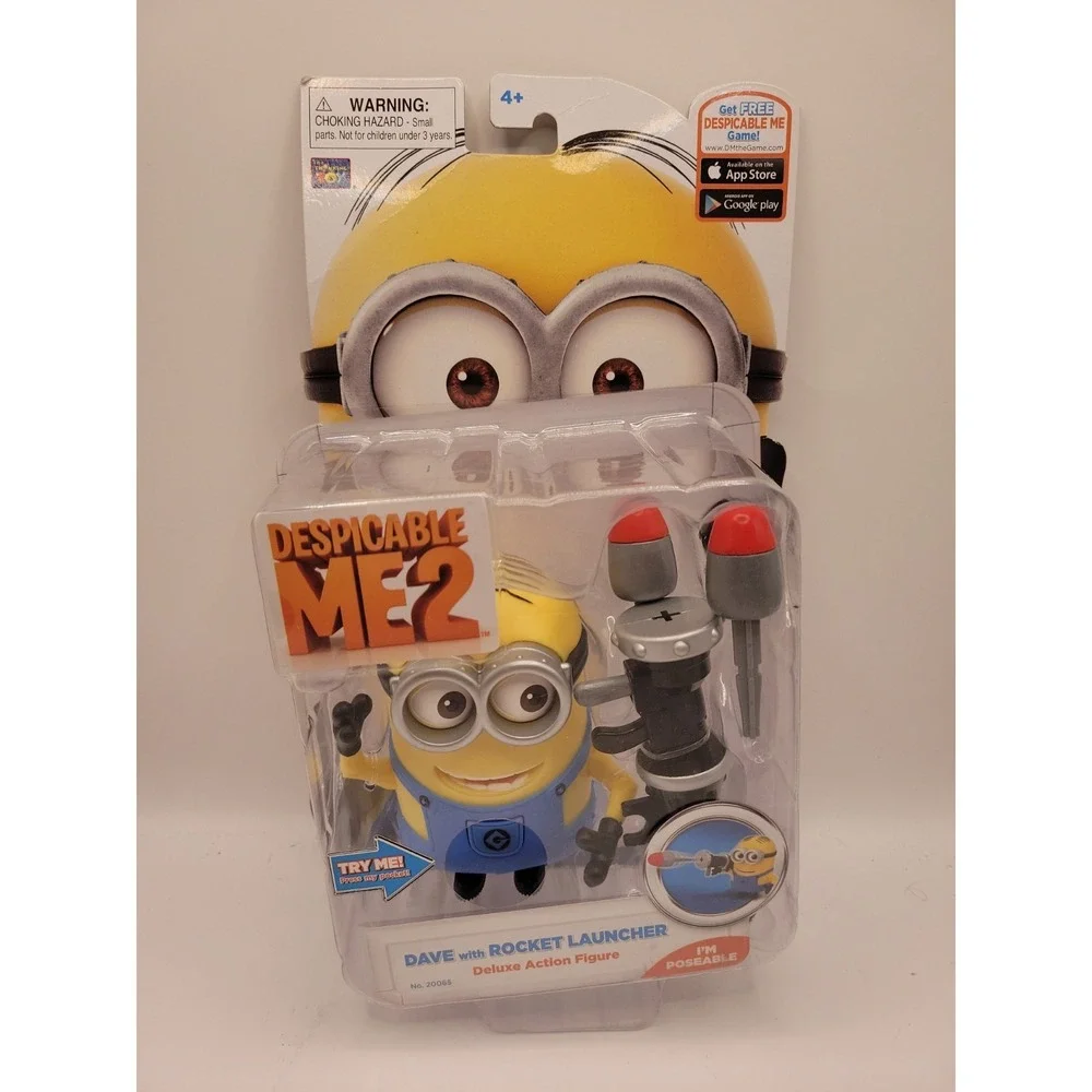 Despicable‎ Me 2 Minion DAVE with Rocket Launcher Deluxe Action Figure...